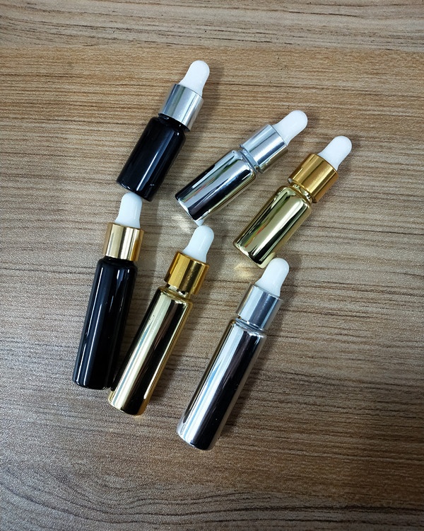 Mini 5ml 10ml UV Coating Color Glass Bottles Glass Dropper Bottle for Essential Oil