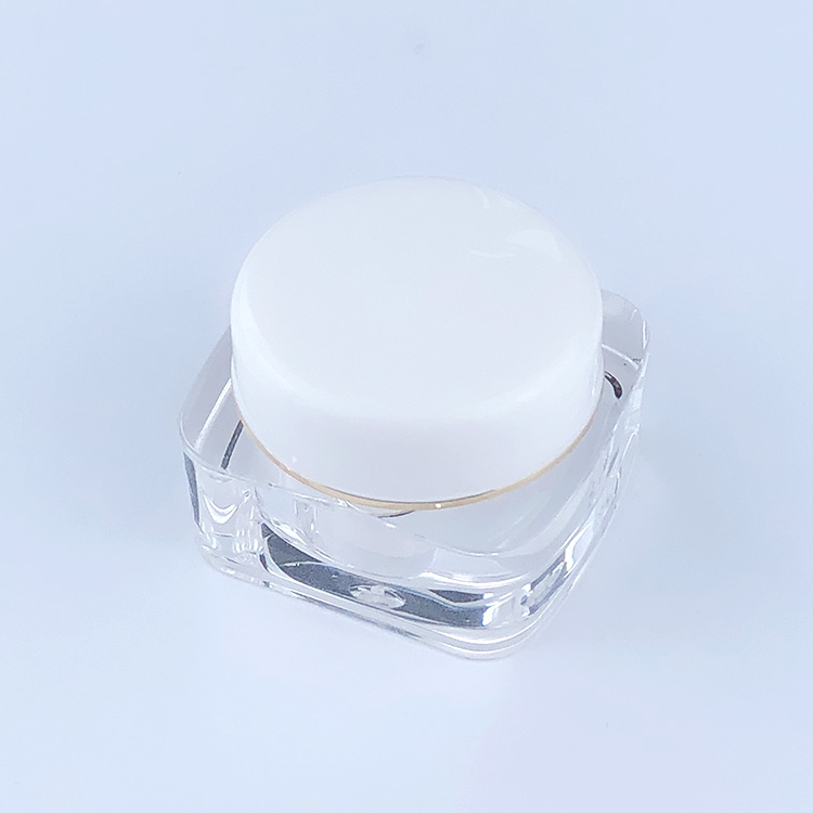Mini 5ml cosmetique pot cute 5g small plastic container disposable nail gel polish eye sample cream acrylic cosmetic jar