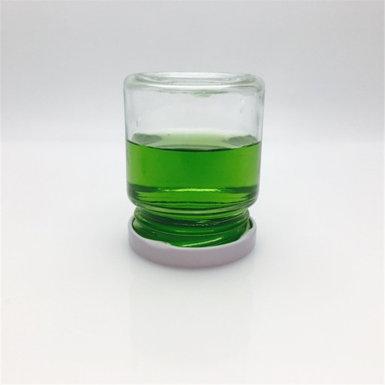 Mini 60ml empty glass cans for candy canning child resistant glass jar in stock wholesale