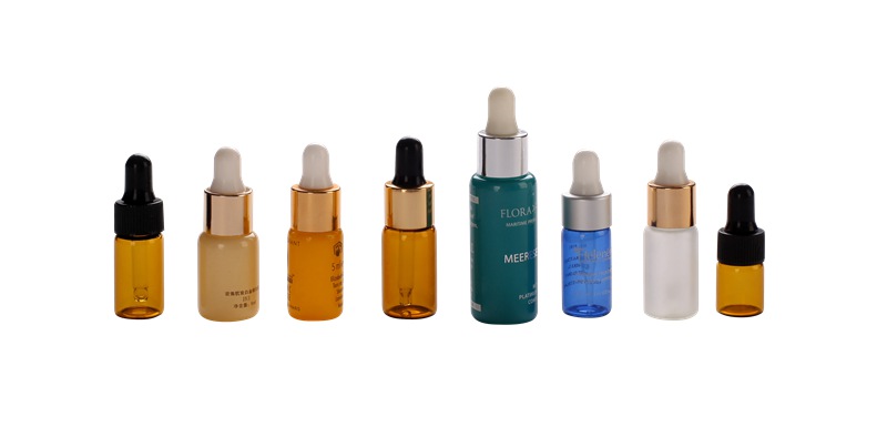 Mini Amber Essential Oil Glass Dropper Bottle 5ml