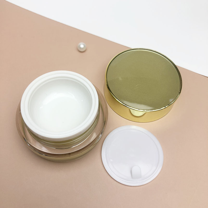 Mini Colorful round Clear 10g 15g plastic Cream Jar cosmetic cream jar acrylic