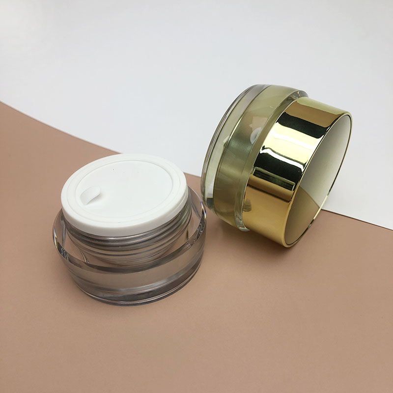 Mini Colorful round Clear 10g 15g plastic Cream Jar cosmetic cream jar acrylic