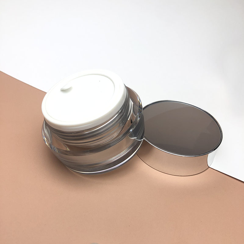 Mini Colorful round Clear 10g 15g plastic Cream Jar cosmetic cream jar acrylic