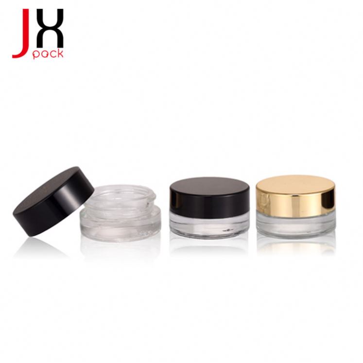 Mini Cream Glass Jar/Container Cosmetic 3g 5g 10g Clear Small Cream Glass Jar for Eye Gel Lip Balm