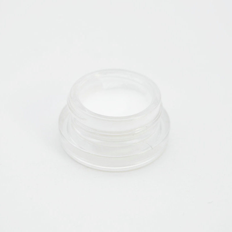 Mini Cream Glass Jar/Container Cosmetic 9g Clear Small Cream Glass Jar for Eye Gel Lip Balm