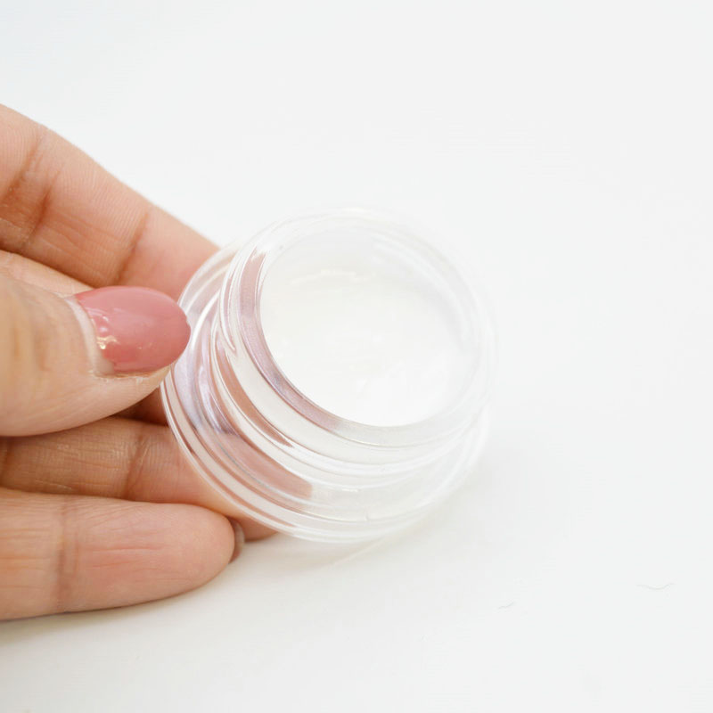 Mini Cream Glass Jar/Container Cosmetic 9g Clear Small Cream Glass Jar for Eye Gel Lip Balm