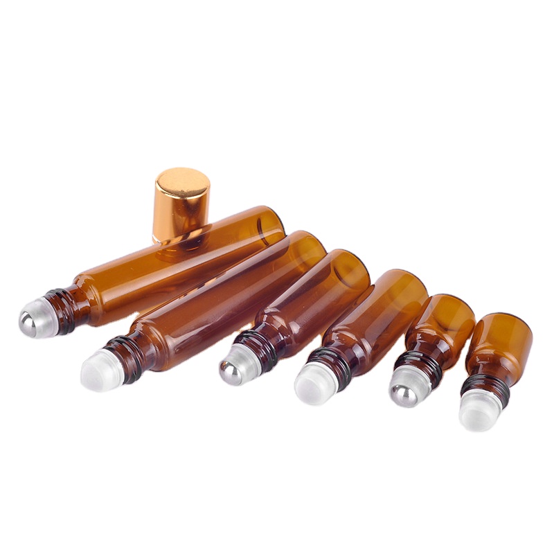 Mini Custom 3Ml 6Ml Packaging Crystal Roll-On Roller Roll On Glass Perfume Bottle With Rollerball Roller Ball