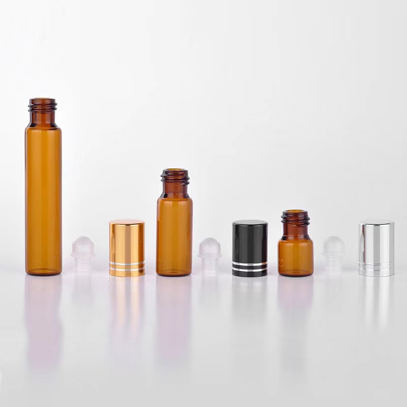 Mini Custom 3Ml 6Ml Packaging Crystal Roll-On Roller Roll On Glass Perfume Bottle With Rollerball Roller Ball