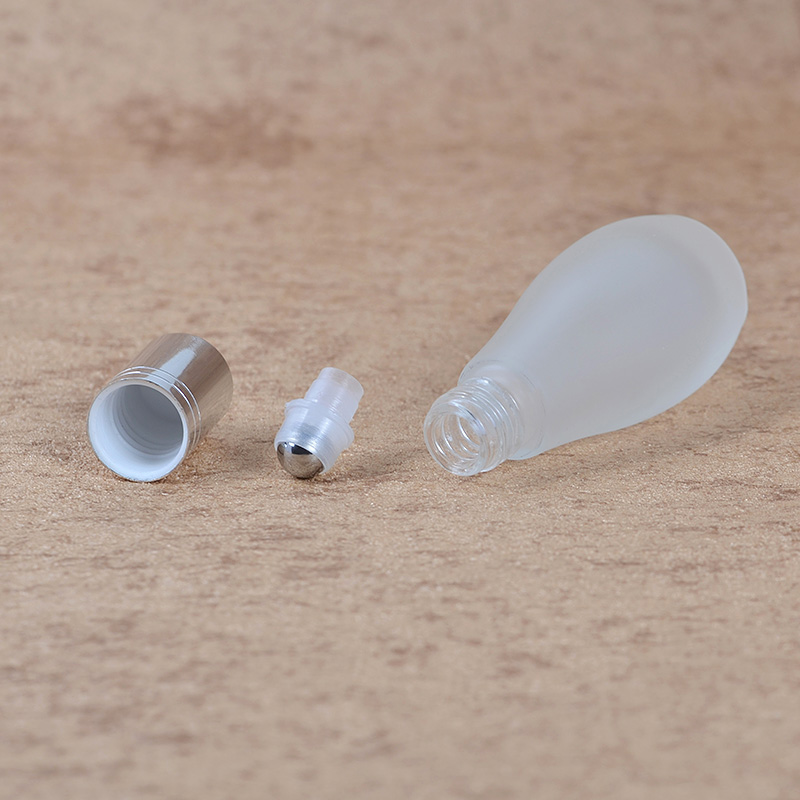 Mini Empty 12ml 15ml Frosted Roller Glass Bottles Roll on Bottle for Essential Oil Wholelsae