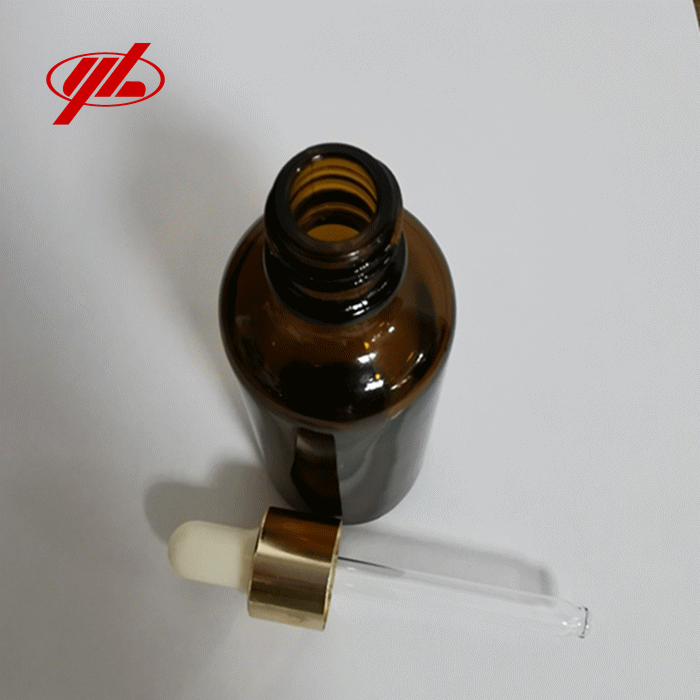 Mini Empty Amber Bottle 1ml 2ml 3ml 5ml Essential Oil Bottle Small Glass Vials