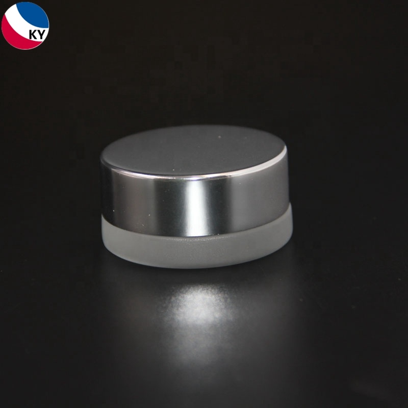 Mini Empty Jar Clear Frosted Round Fat Glass 2ml 3 Ml 5 Ml 8 Ml 10 Ml Plastic Skin Care Cream