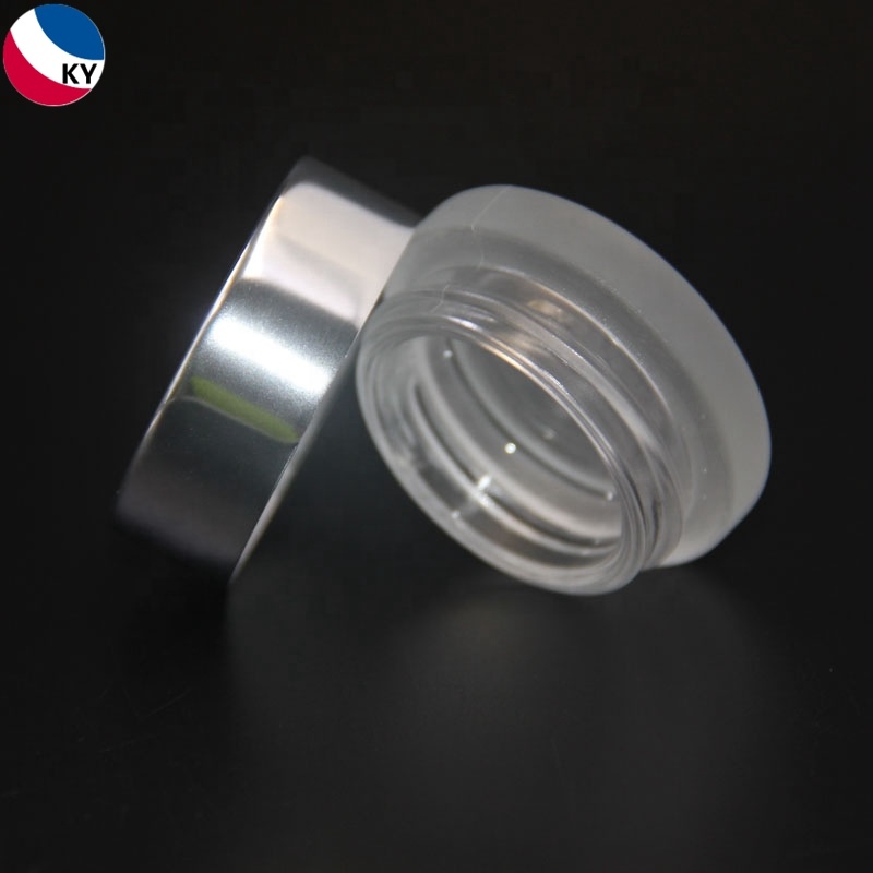 Mini Empty Jar Clear Frosted Round Fat Glass 2ml 3 Ml 5 Ml 8 Ml 10 Ml Plastic Skin Care Cream