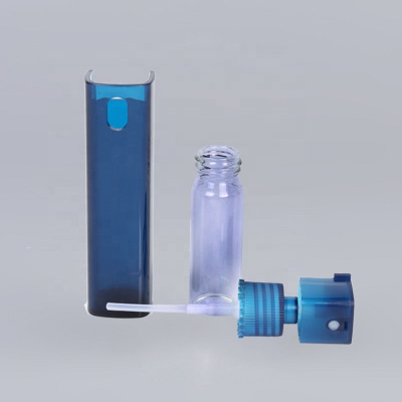 Mini Empty Refillable Square Makeup Cosmetic Essential Oils Glass Mist Spray Bottles