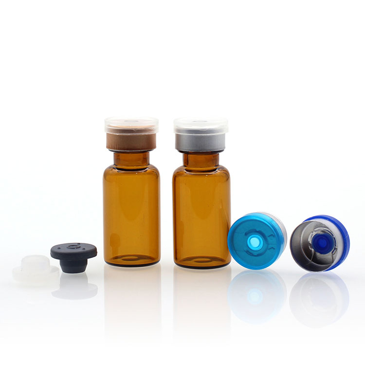 Mini Empty Small Pharmaceutical Bottle Vial 1ml 2ml 3ml 5ml 10ml Amber Glass Vials