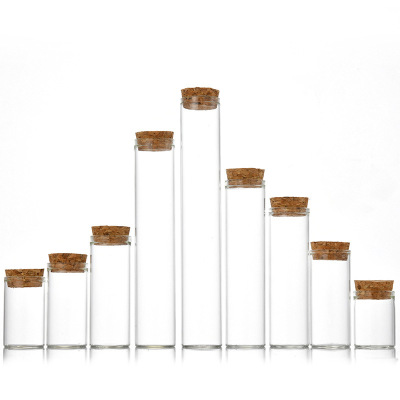 Mini Glass Bottles Cork Tops for Camping Project Arts Crafts Jewelry Stranded Island Message Wedding Wishing bottle