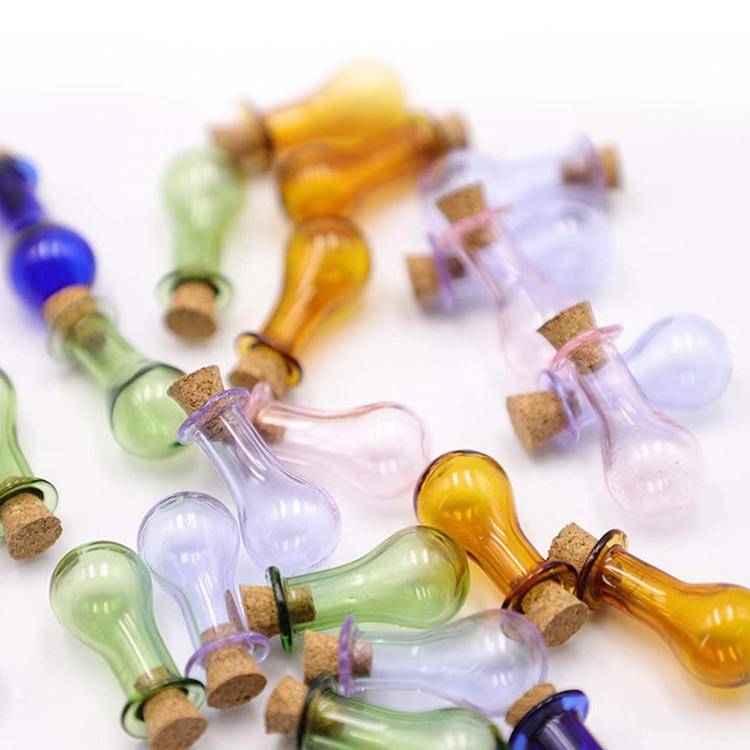 Mini Glass Bottles with Cork Stoppers for Party Wedding DIY Decor Small glass bottle for party wedding DIY decoration