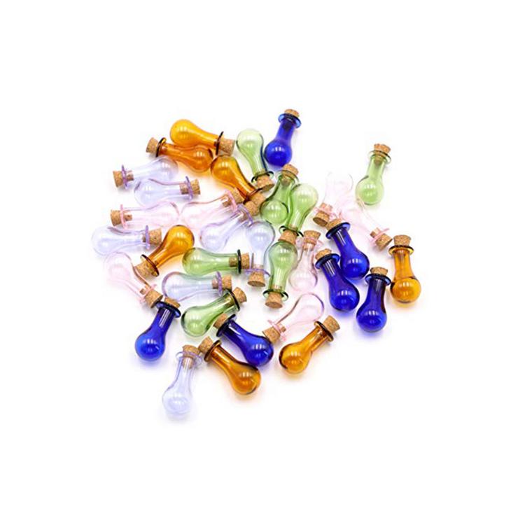 Mini Glass Bottles with Cork Stoppers for Party Wedding DIY Decor Small glass bottle for party wedding DIY decoration