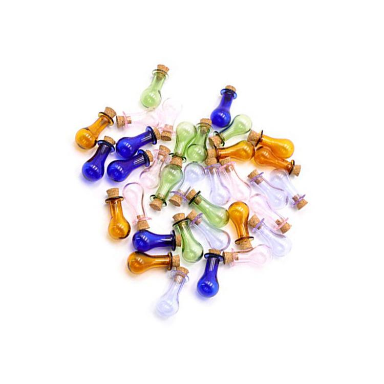 Mini Glass Bottles with Cork Stoppers for Party Wedding DIY Decor Small glass bottle for party wedding DIY decoration