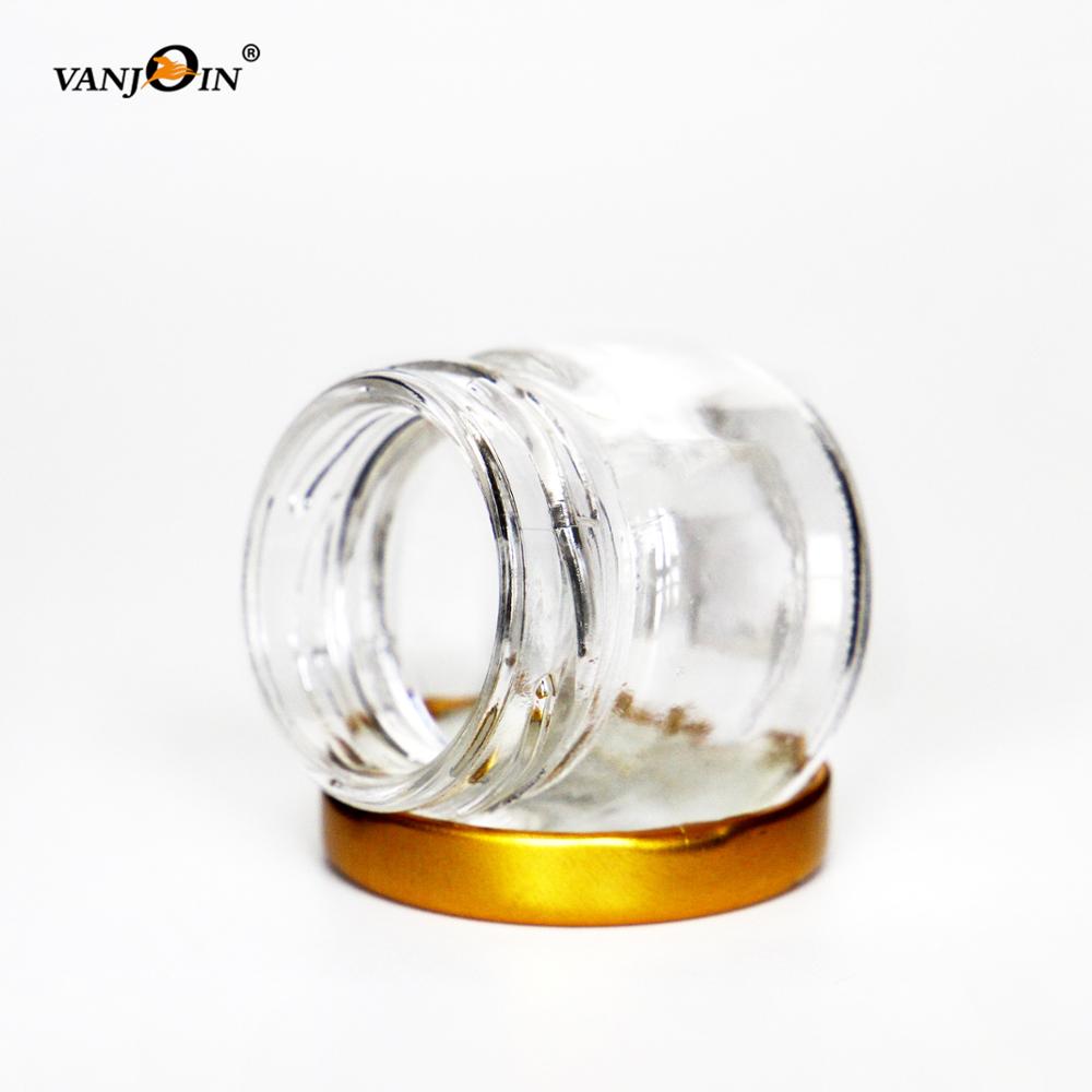 Mini Glass Empty Honey Jars 30ml 50ml 80ml 100ml Wholesale for honey and spicy packaging