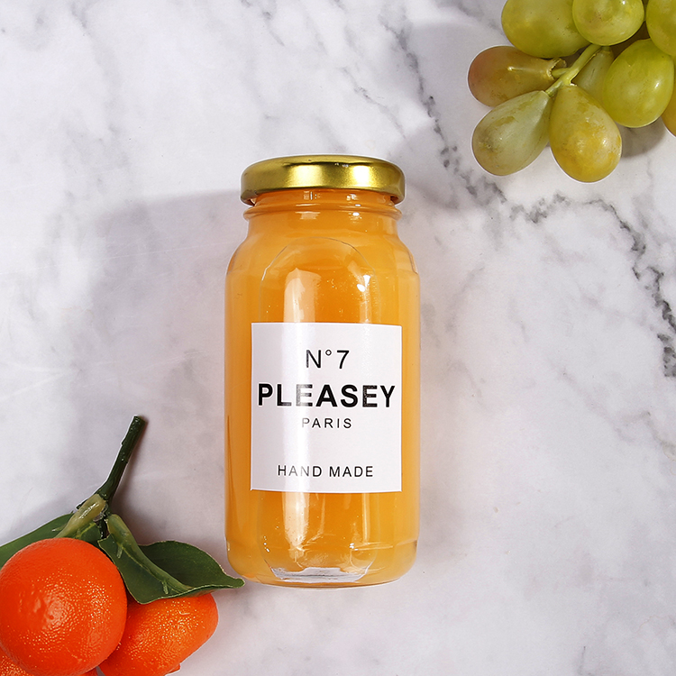 Mini Round Glass Honey Jar With Sealed Cap