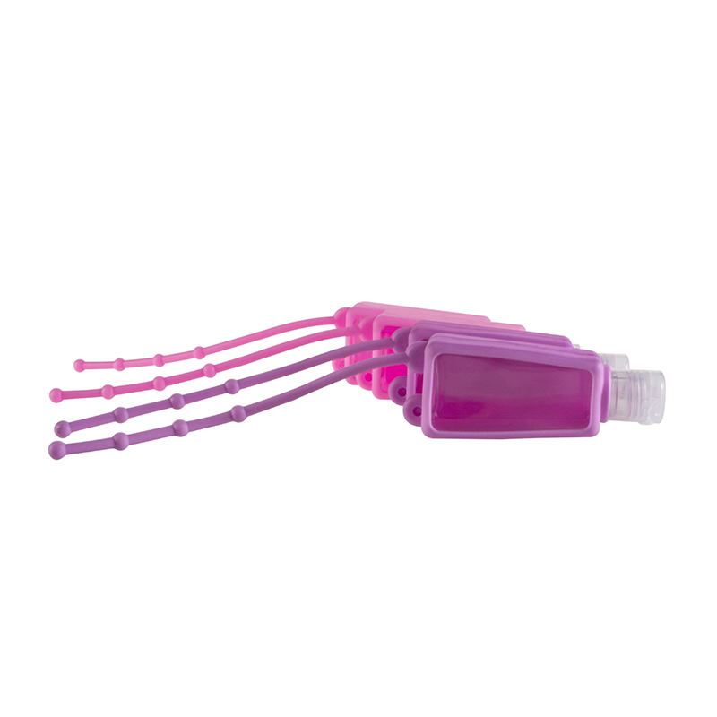 Mini Silicone 30ml Travel Portable Pocket Size Hand Sanitizer Bottle with Empty Holder