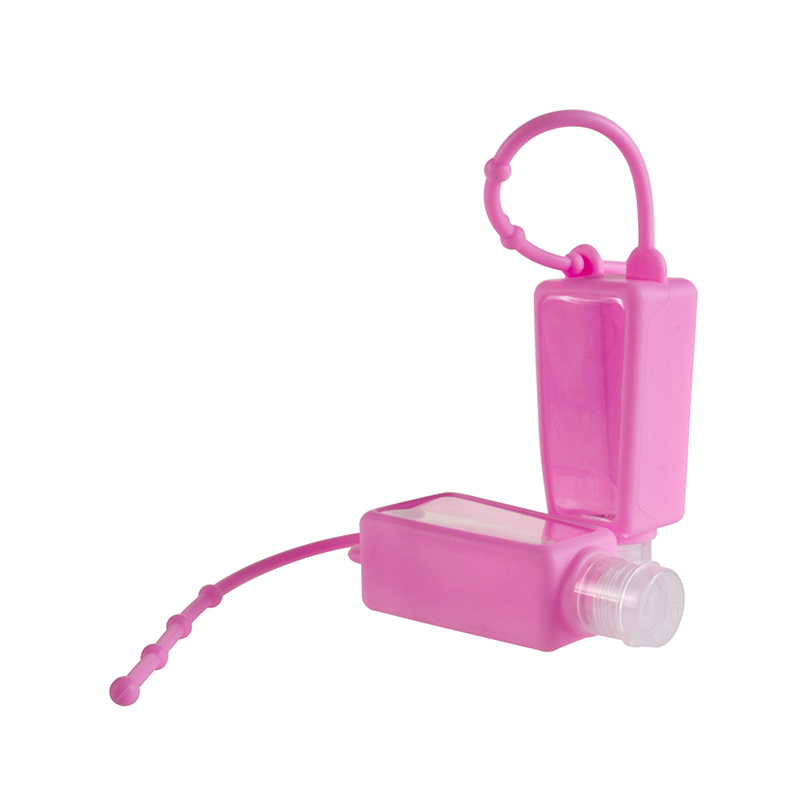 Mini Silicone 30ml Travel Portable Pocket Size Hand Sanitizer Bottle with Empty Holder