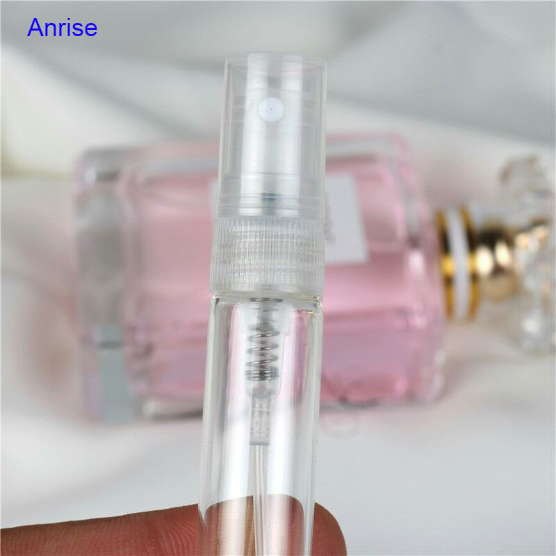 Mini Size 2ml 3ml 5ml 10ml Clear Glass Vial Perfume Spray Atomizer Sample Bottle
