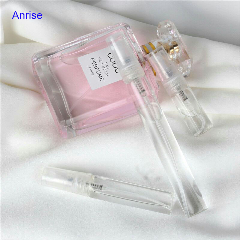 Mini Size 2ml 3ml 5ml 10ml Clear Glass Vial Perfume Spray Atomizer Sample Bottle