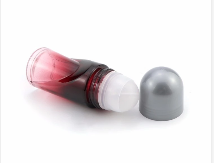 Mini colorful 20ml 30ml 50 ml Plastic roller glass roll on deodorant bottle for personal skin care