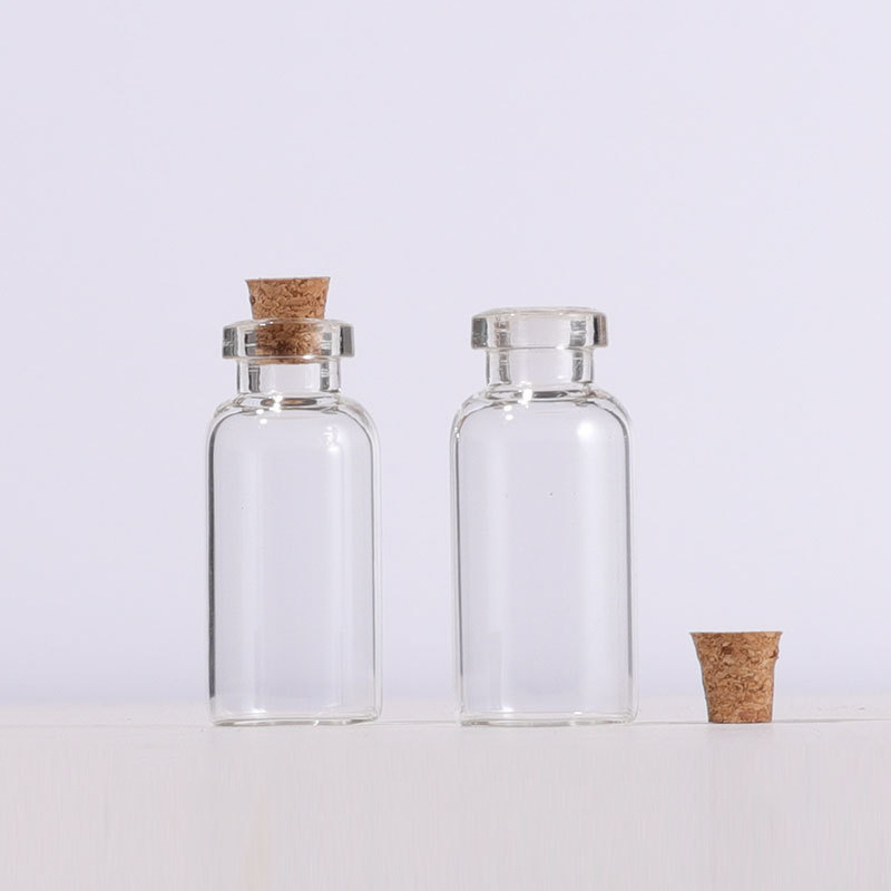 Mini drift bottle 5ml Wishing bottle 18 x 40 cork glass jewelry bayonet sample bottle Amazon Supply