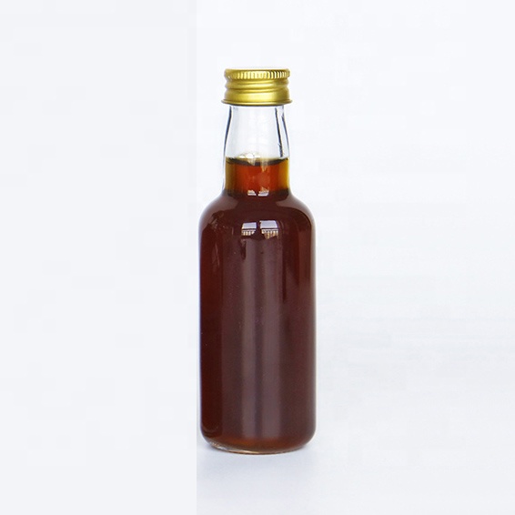 Mini empty liquor spirit 30ml 50ml mini glass liquor brandy whisky wine bottle with closure