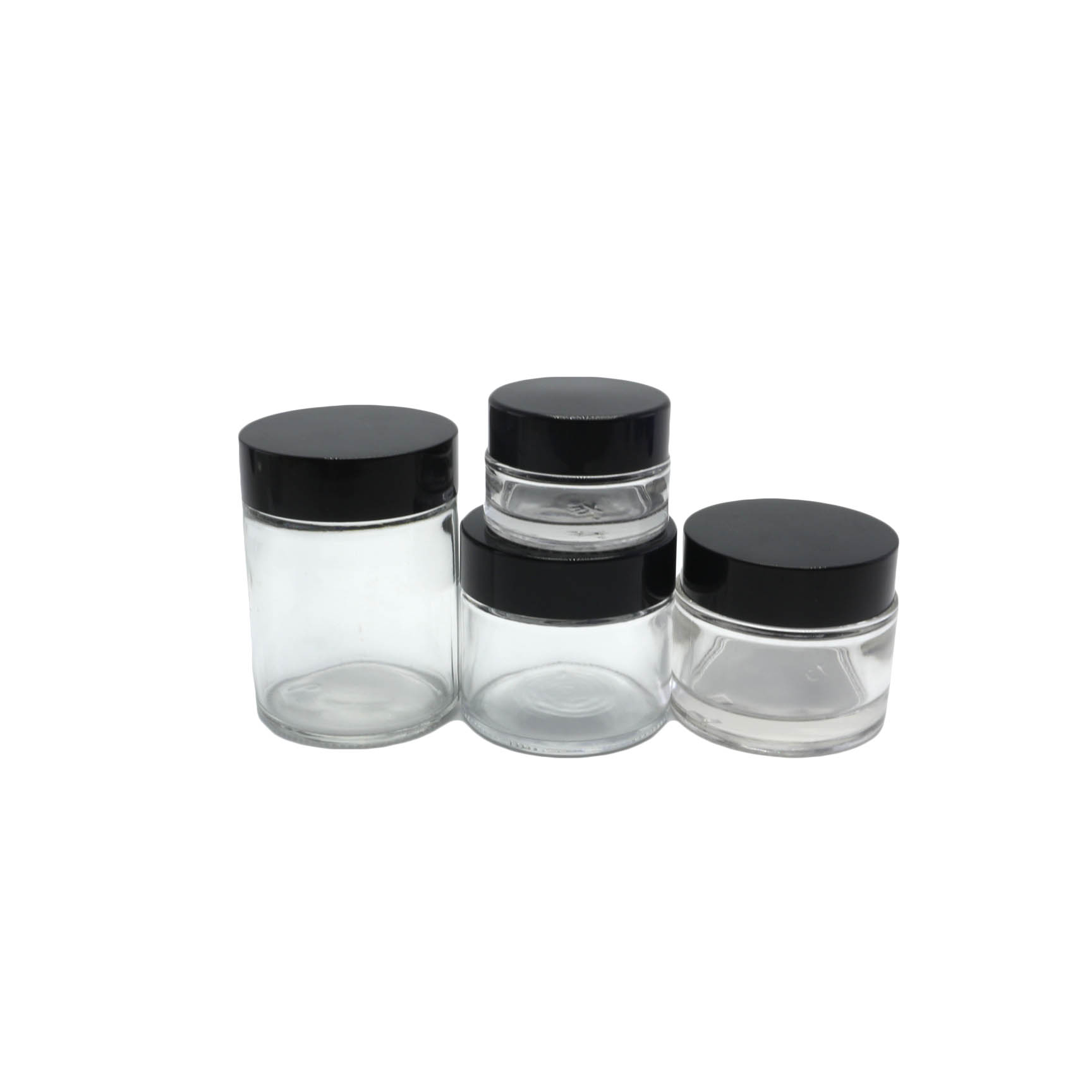 Mini glass jar 5ml 10ml 15ml 20ml 30ml 50ml green glass jar with screw cap GJ-CC11