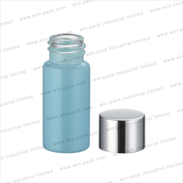 Mini glass test cosmetic tube container 10ml clear glass bottles for essential oils