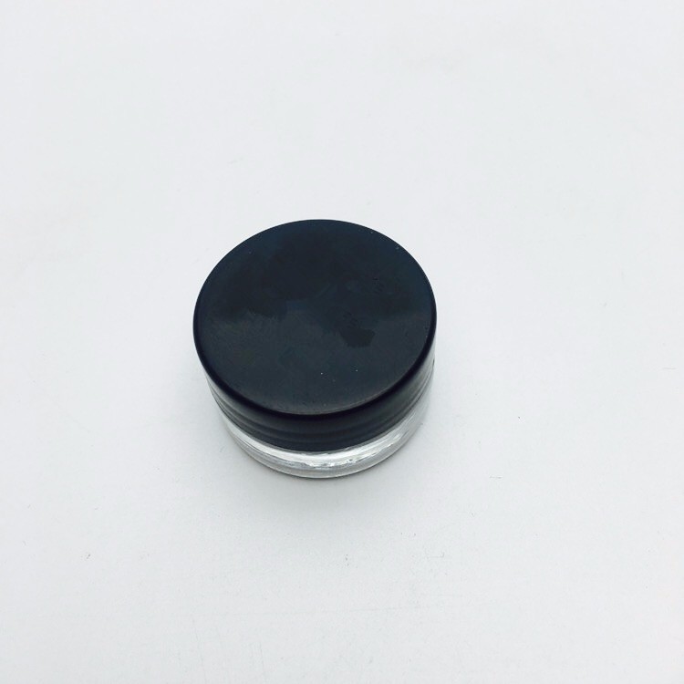 Mini makeup sample 3ml cosmetic glass jar for face cream eyeliner lipstick