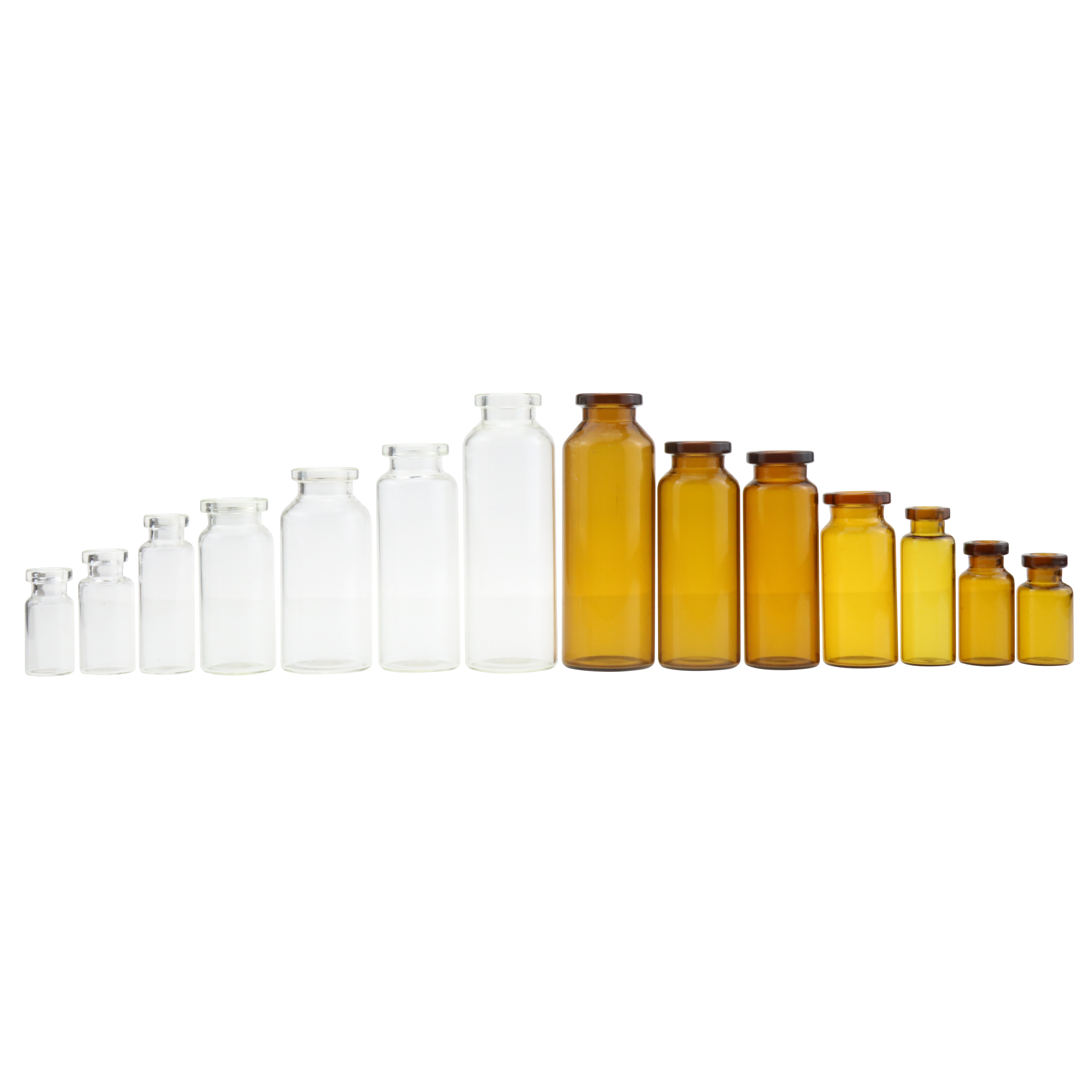 Mini pill test tube glass bottle vial penicillin  essential oil jar with rubber stopper and rubber stopper