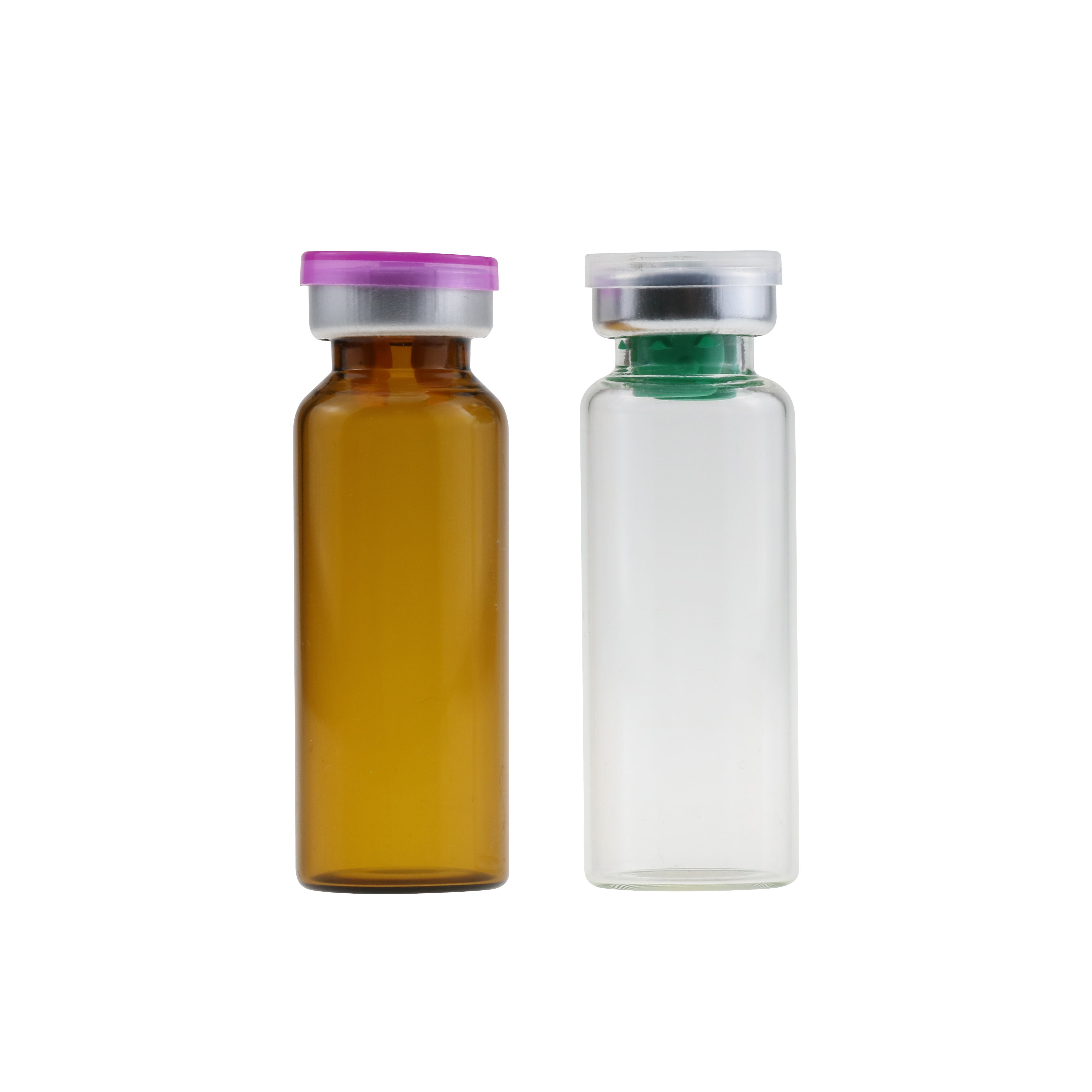 Mini pill test tube glass bottle vial penicillin essential oil jar with rubber stopper and rubber stopper