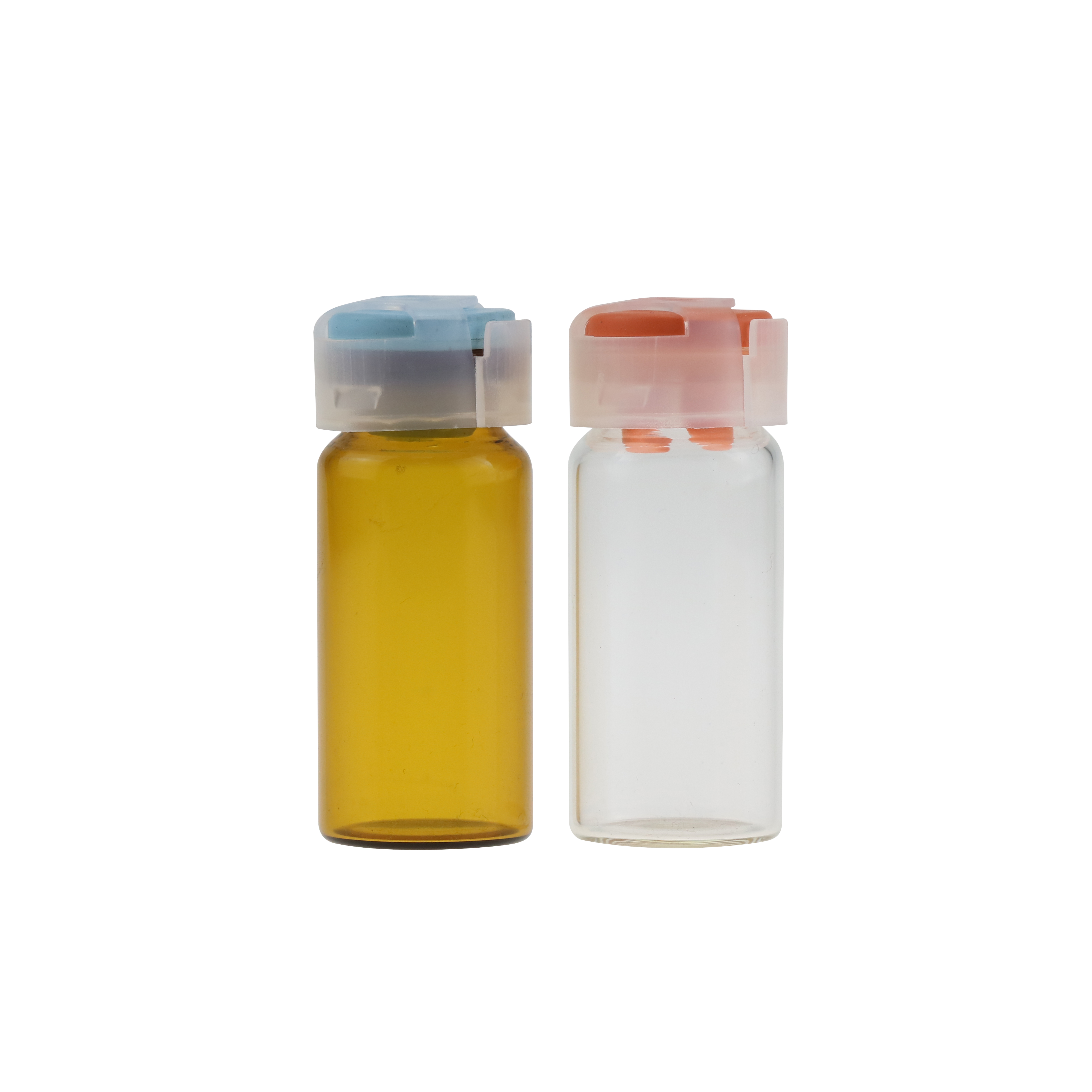 Mini pill test tube glass bottle vial penicillin essential oil jar with rubber stopper and rubber stopper