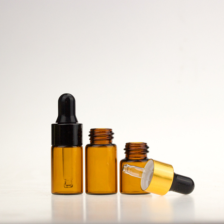 Mini sample 2ml glass dropper bottle with small quantity wholesale