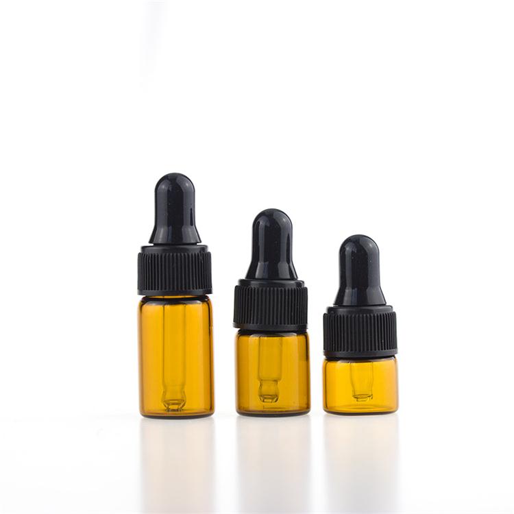Mini sample 2ml glass dropper bottle with small quantity wholesale