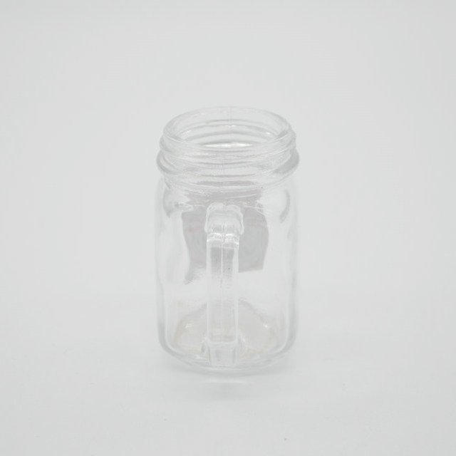 Mini size 40ml glass mason spice handle jar seasoning shaker glass bottlel for kitchen