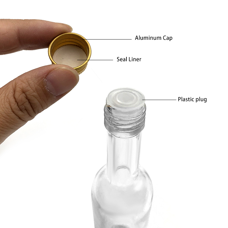 Miniature Bottles 50ML Mini Liquor Bottles for Airplane Travel for Wedding Favors