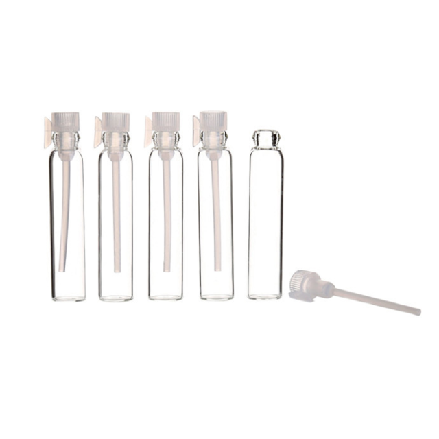 Mist Spray Mini Tester Perfume Clear Glass Bottle Sample Vials Hot Sale New Type Sample Free 1ml 2ml 3ml Dropper Essential Oil
