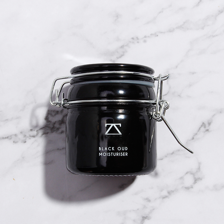 Mocale Light Proof 50 g Glass Jar UV Protection Opaque Airtight Black Glass Herb Storage Jar with Swing Top