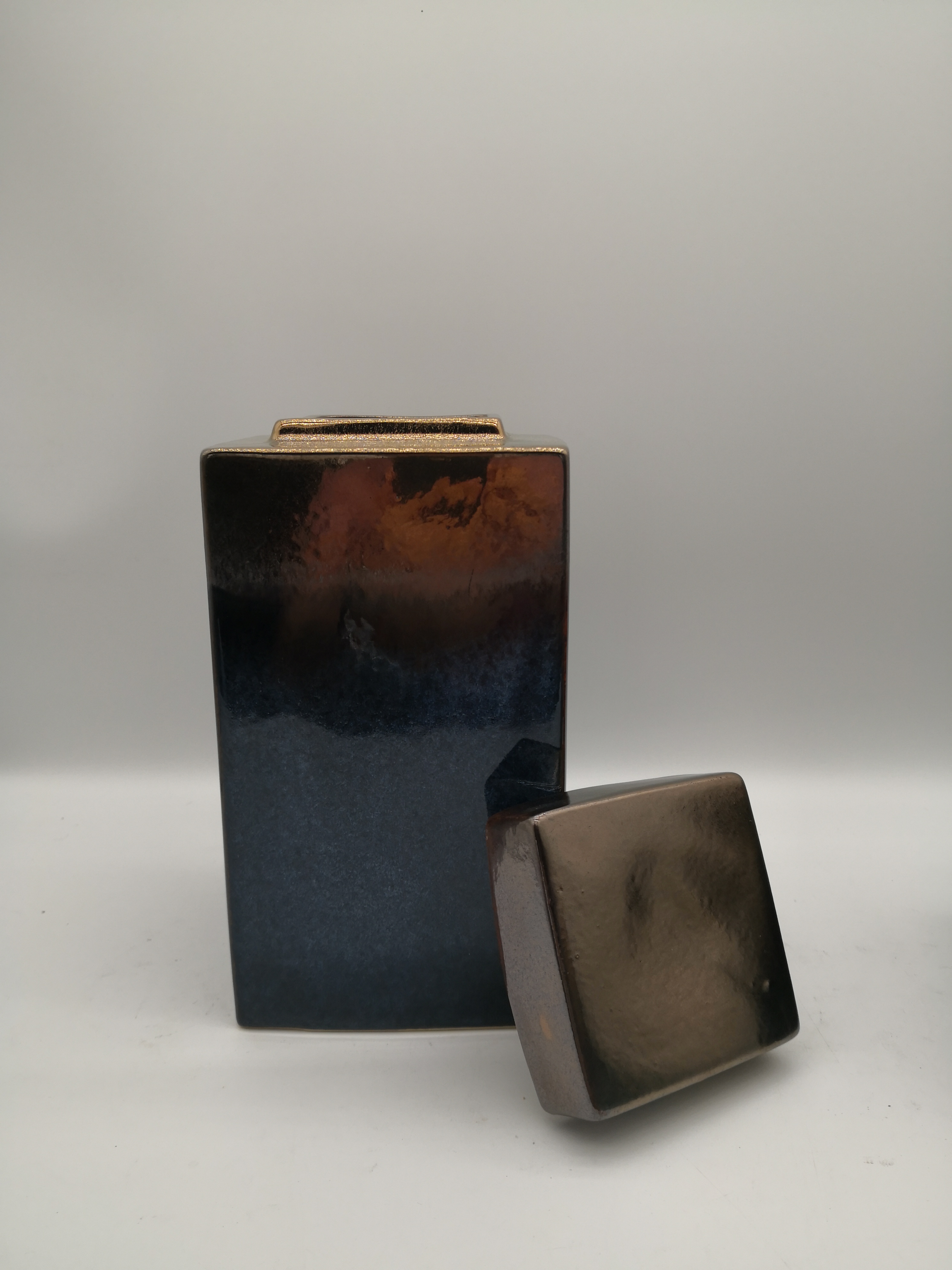 Modern Design Custom Luxury Canisters Tea Coffee Sugar Matteceramic Food Storage Jar With Lid