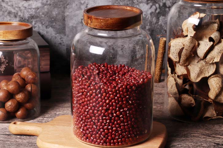 Modern Design Transparent Glass Food Storage Jars Food Storage Containers Glass Enlarged Thickened With Sealed Lid To Store Food