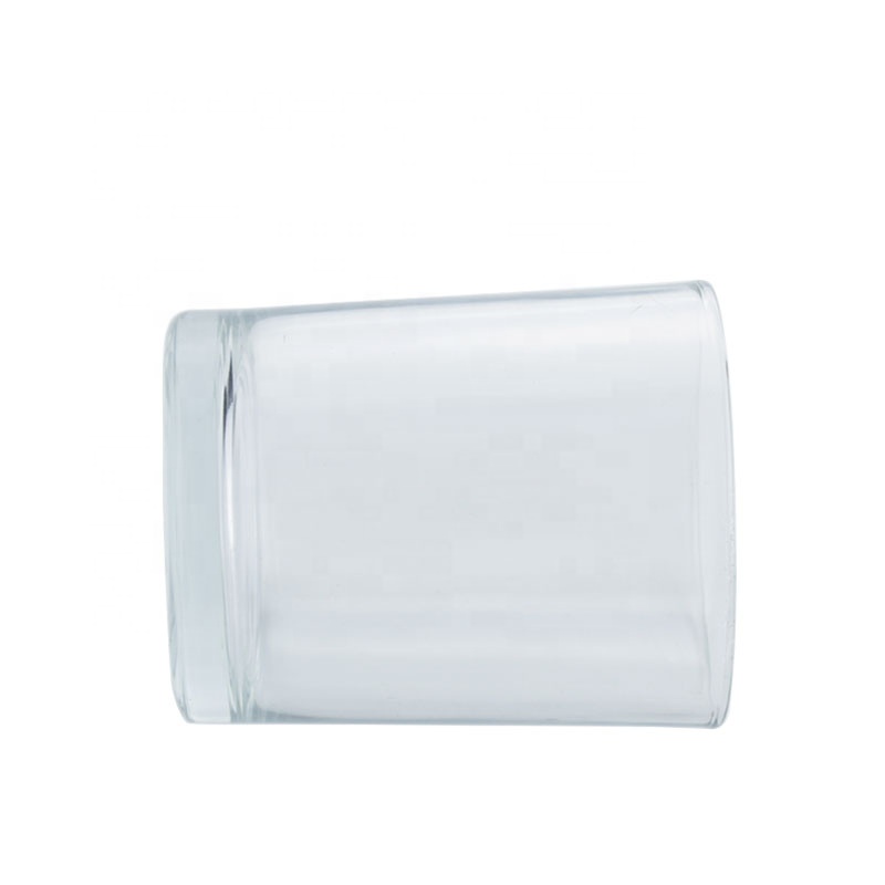 Modern Glass Jar For Candle Making Transparent Glass Candle Holder Glass Candle Jar