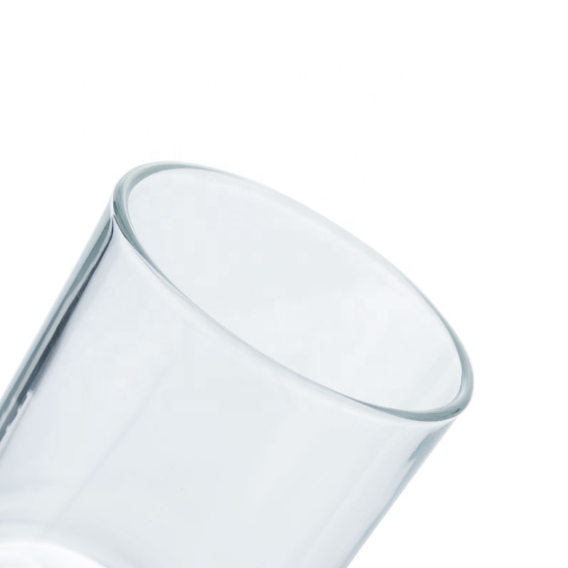 Modern Glass Jar For Candle Making Transparent Glass Candle Holder Glass Candle Jar