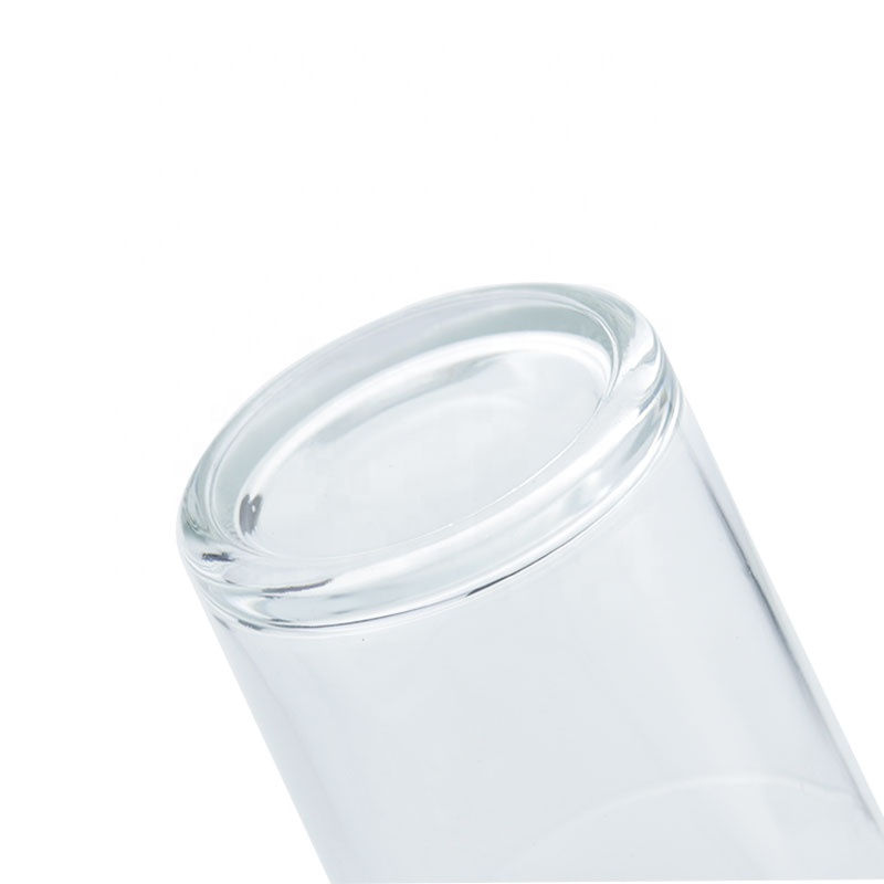 Modern Glass Jar For Candle Making Transparent Glass Candle Holder Glass Candle Jar