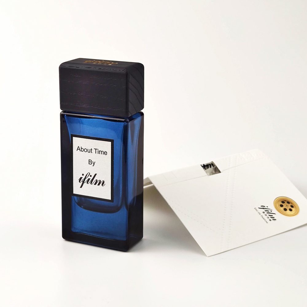 Modern simple design high end luxury french style female use square glass perfume bottle 30ml 50ml