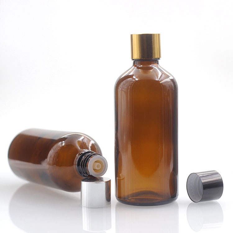 Most Popular 100ml Brown Blue Clear Glass Serum Bottle With Dropper